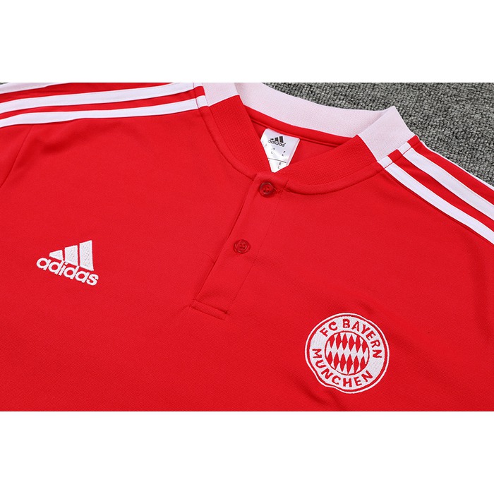 Camiseta Polo del Bayern Munich 22-23 Rojo - Haga un click en la imagen para cerrar
